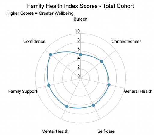 quantitatively measuring caregiver health