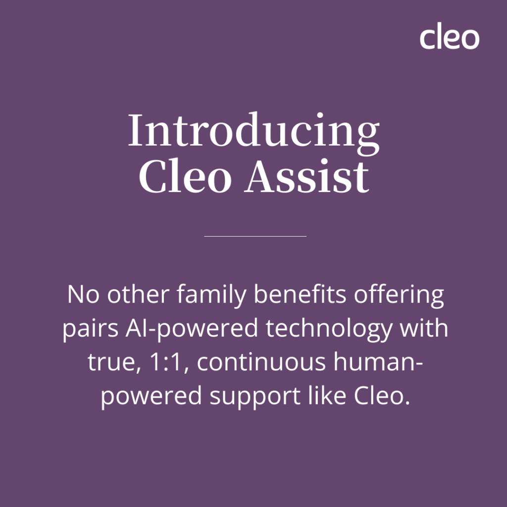 Cleo Assist -- AI family benefits technology